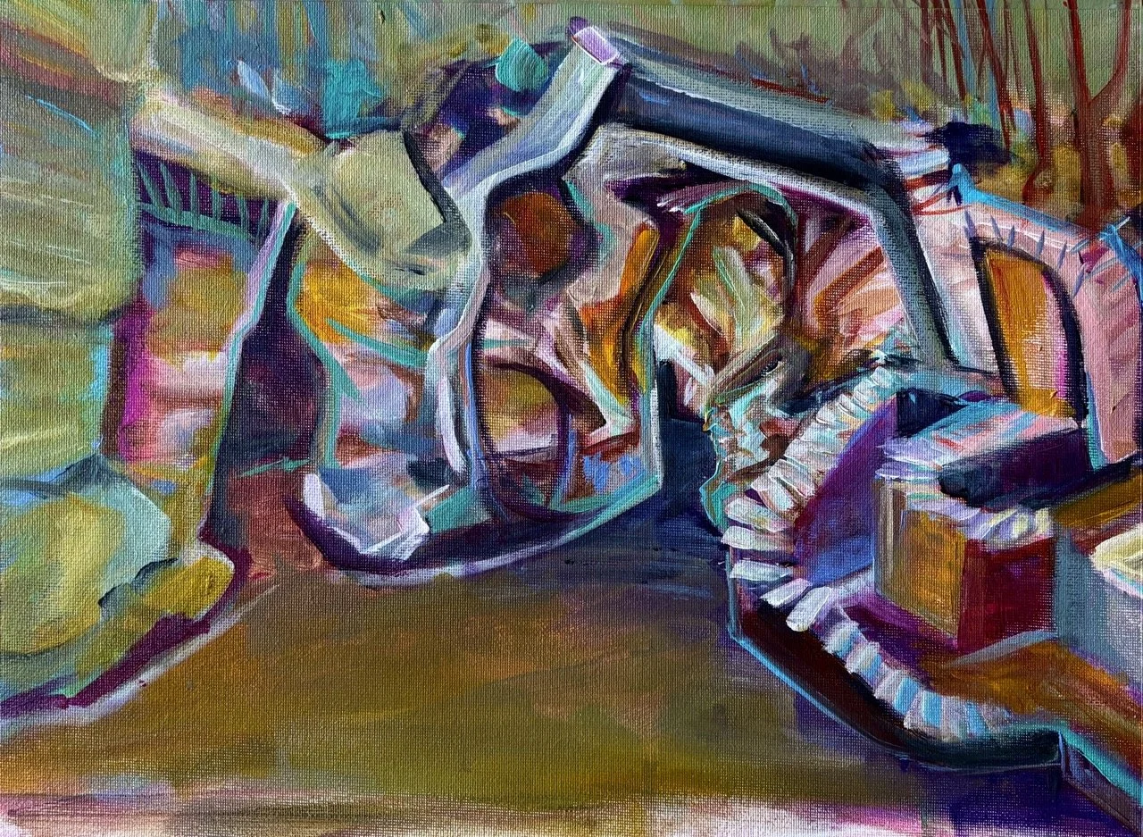 The Cave - Acrylic - 12x16" - 2025