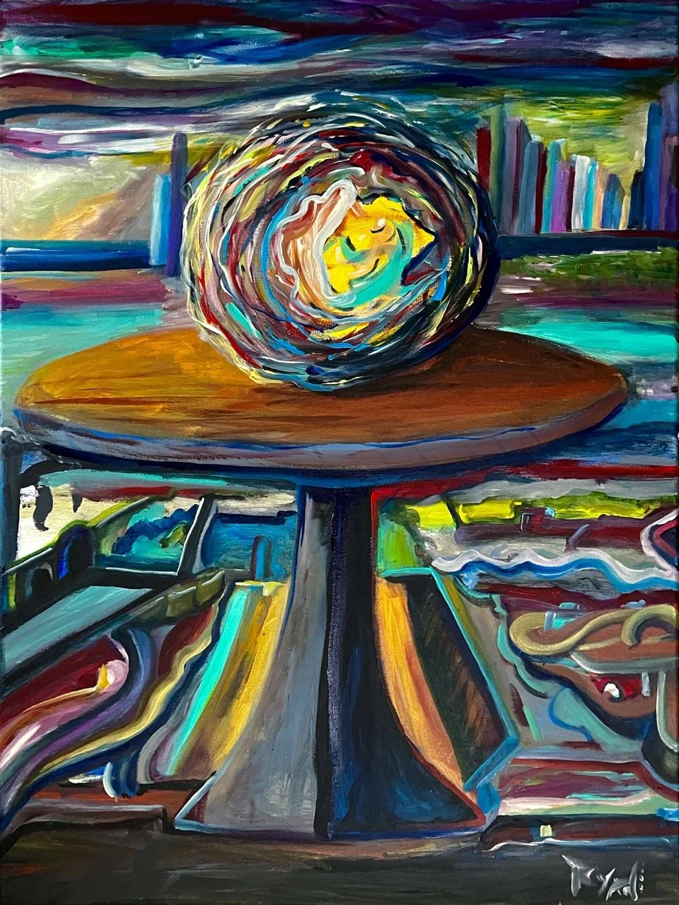 The Last One - Acrylic - 18x24" - 2023