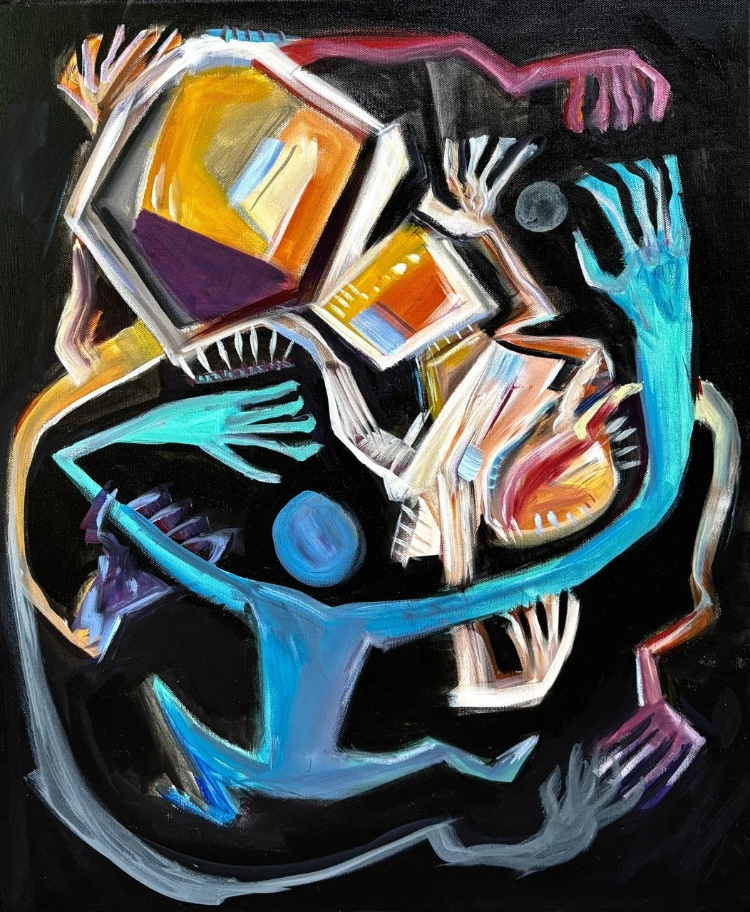 Keeping It Together #1 - Acrylic - 20x24" - 2024