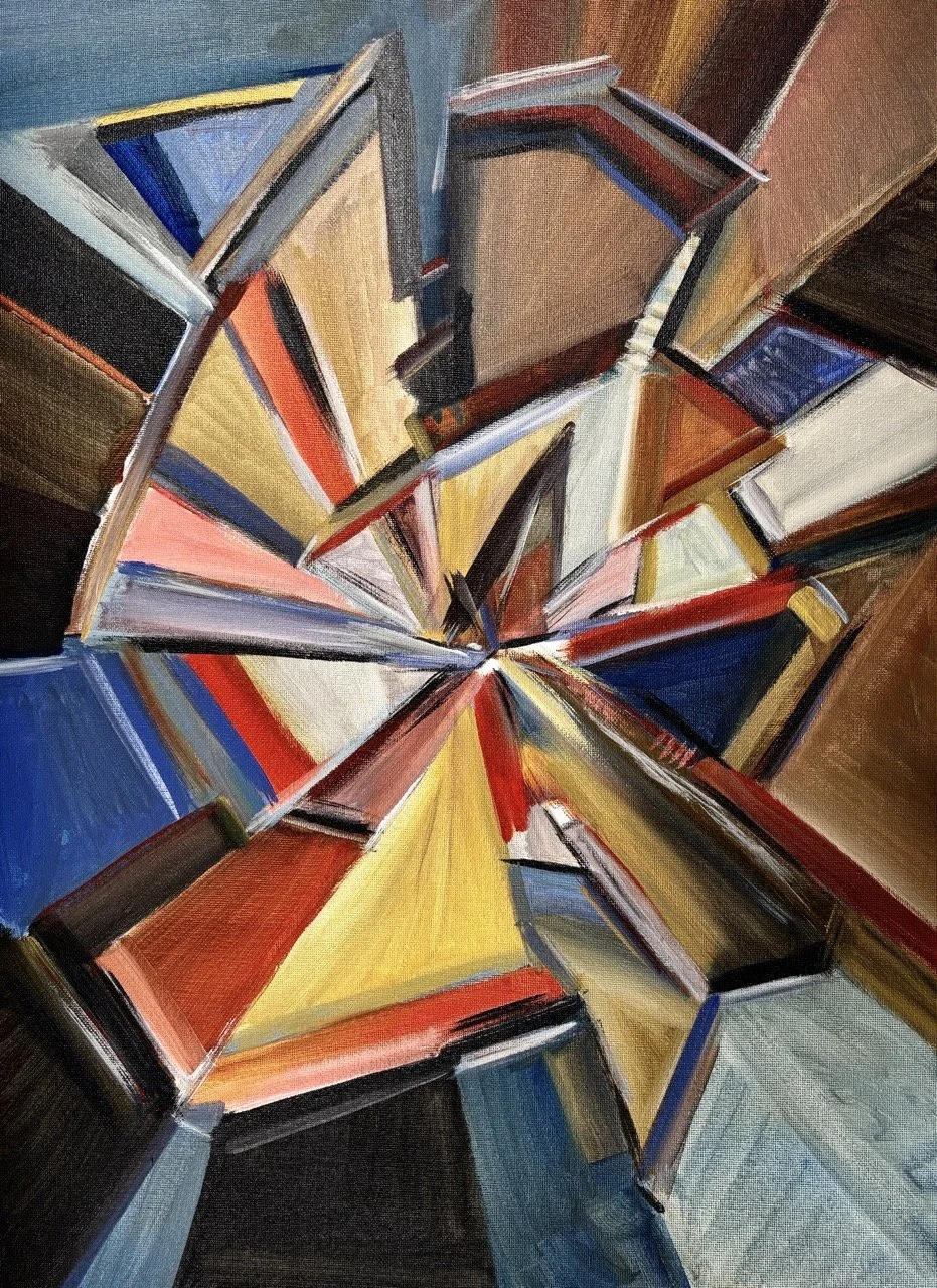 Combustion #13 - Acrylic - 18x24" - 2025
