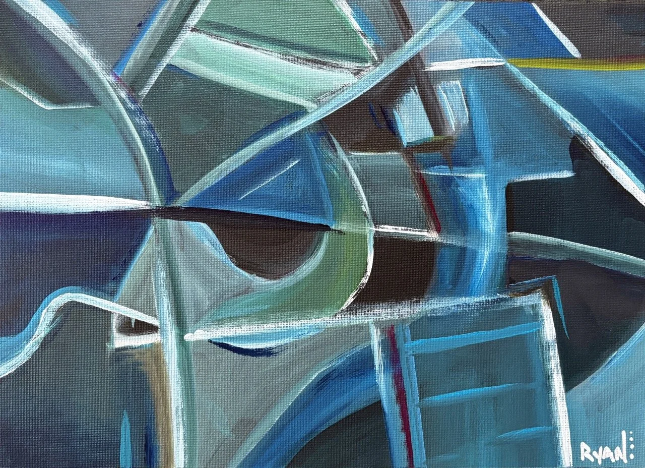 No Name #13 - Acrylic - 12x16" - 2024