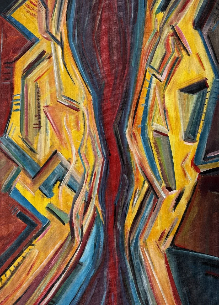From A Dream I Had - Acrylic - 18x24" - 2024