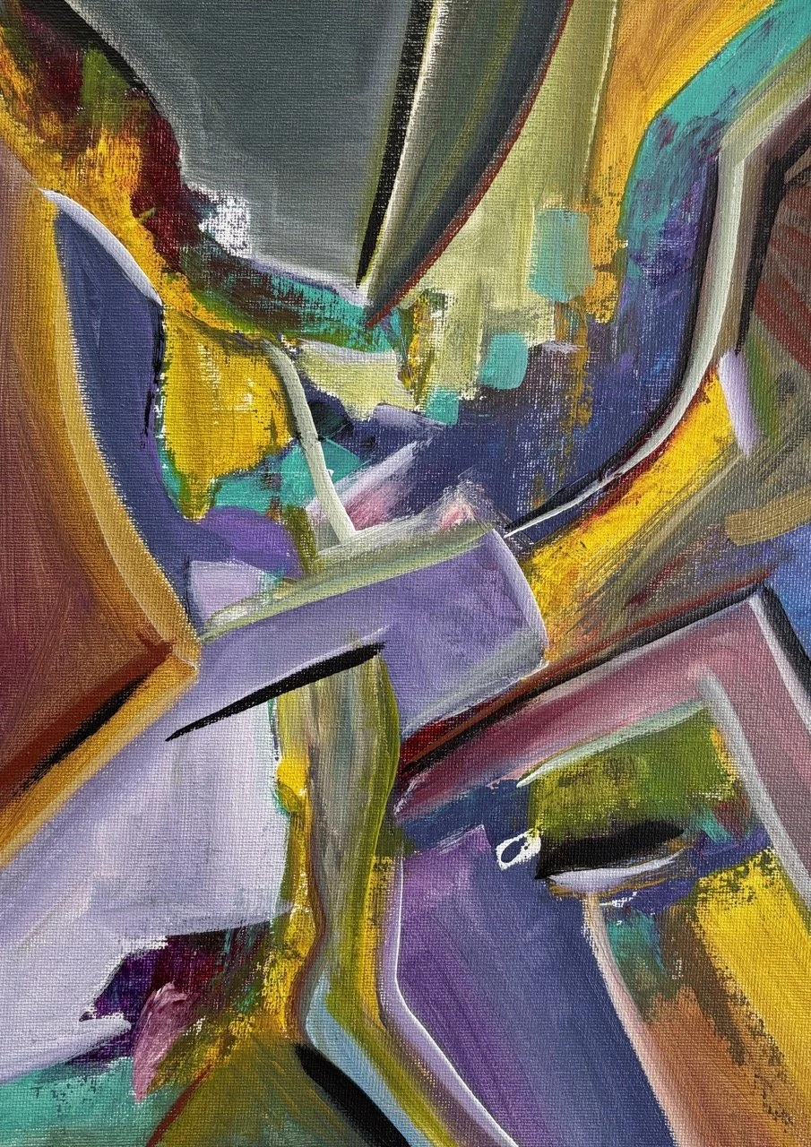 No Name #8 - Acrylic - 12x16" - 2024