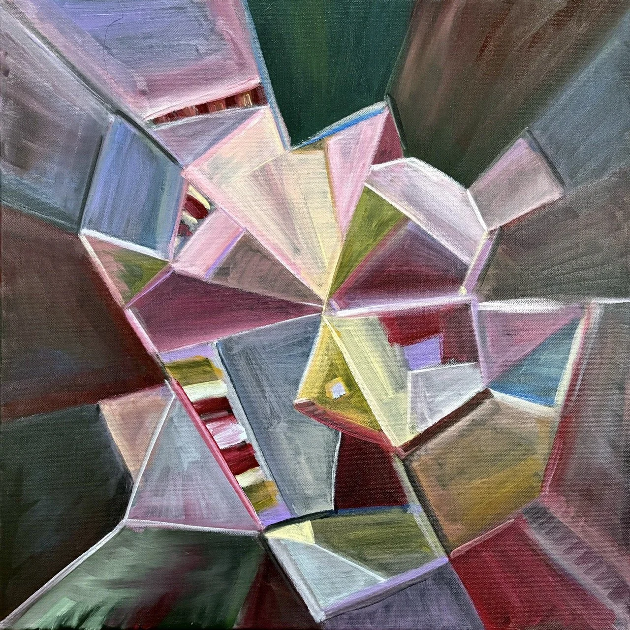 Combustion #3 - Acrylic - 20x20" - 2024