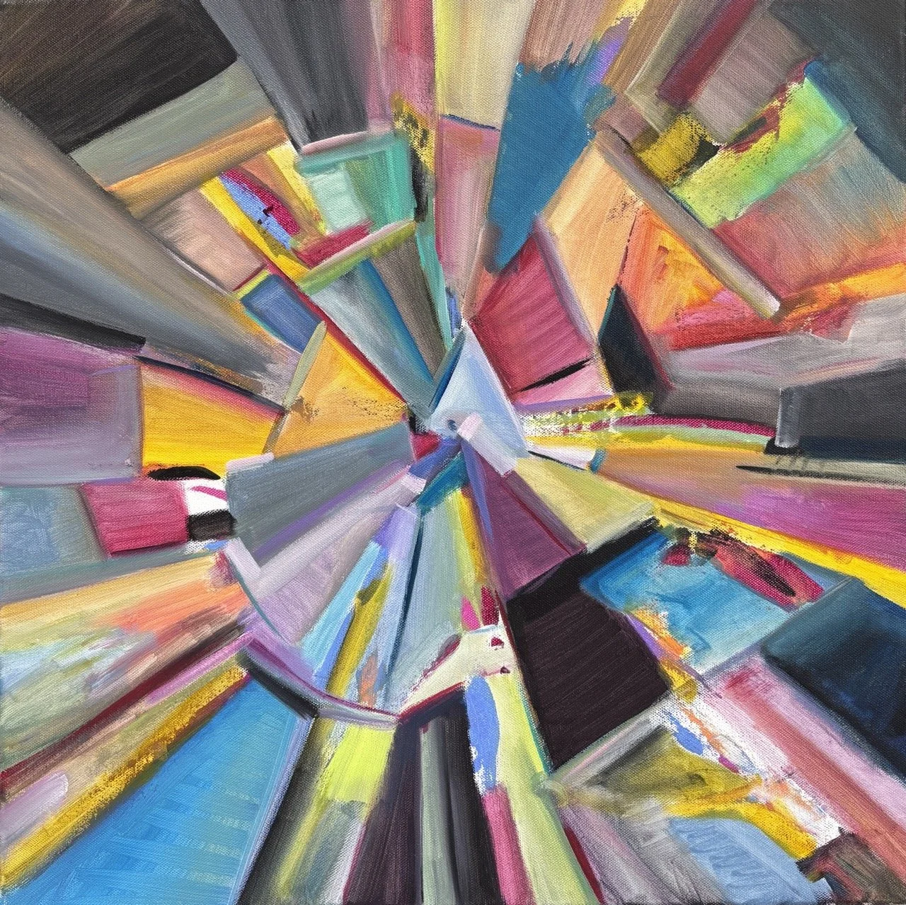 Combustion #14 - Acrylic - 20x20" - 2025
