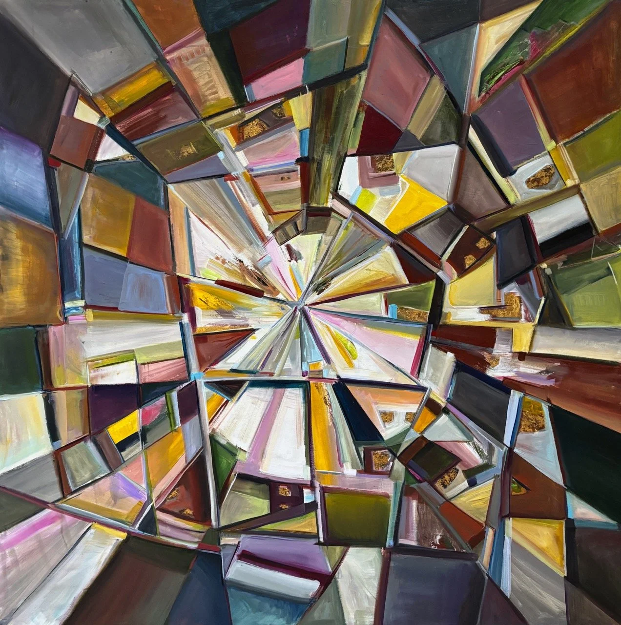 One Life Change At A Time - Acrylic - 47x47" - 2025