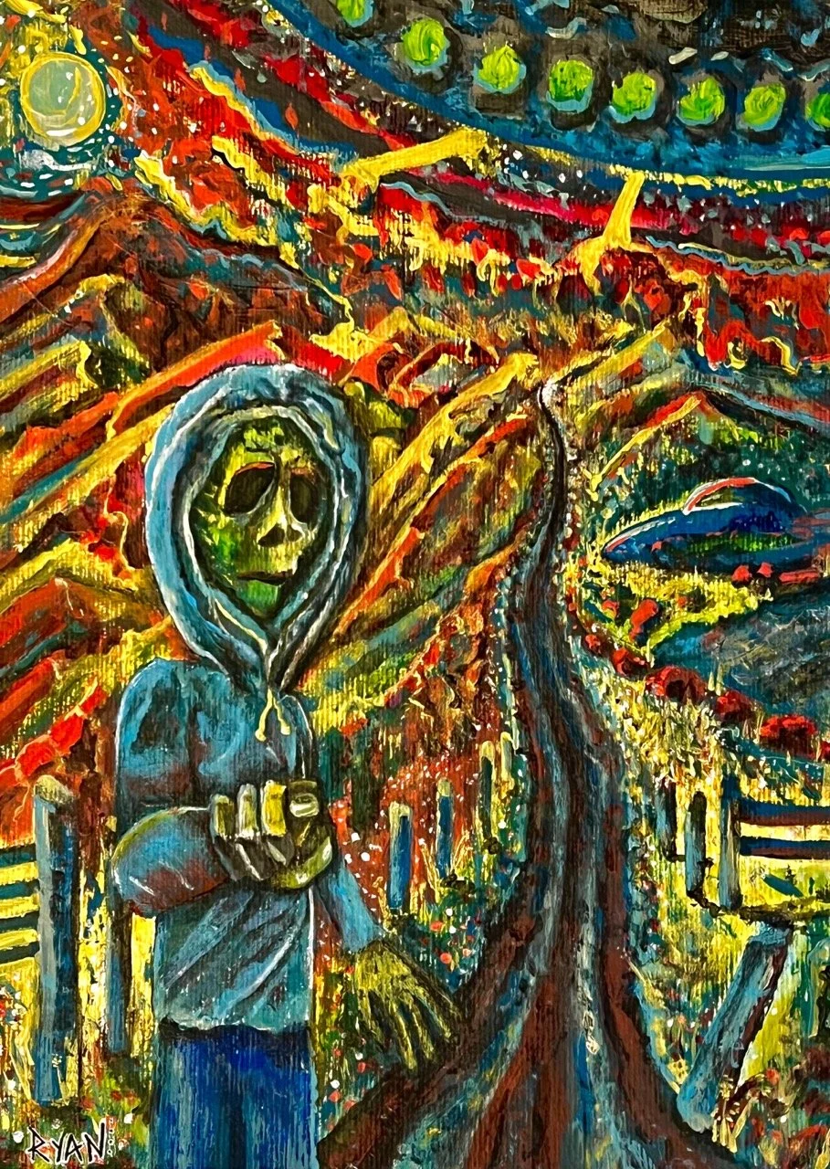 We Want You - Acrylic on Paper - 11x14" - 2023