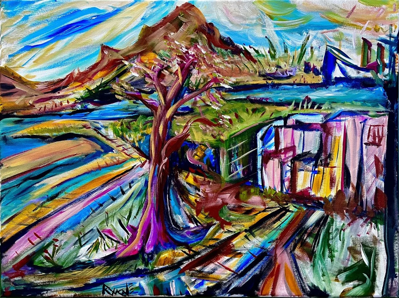 Virtual Paradise - Acrylic - 18x24" - 2023