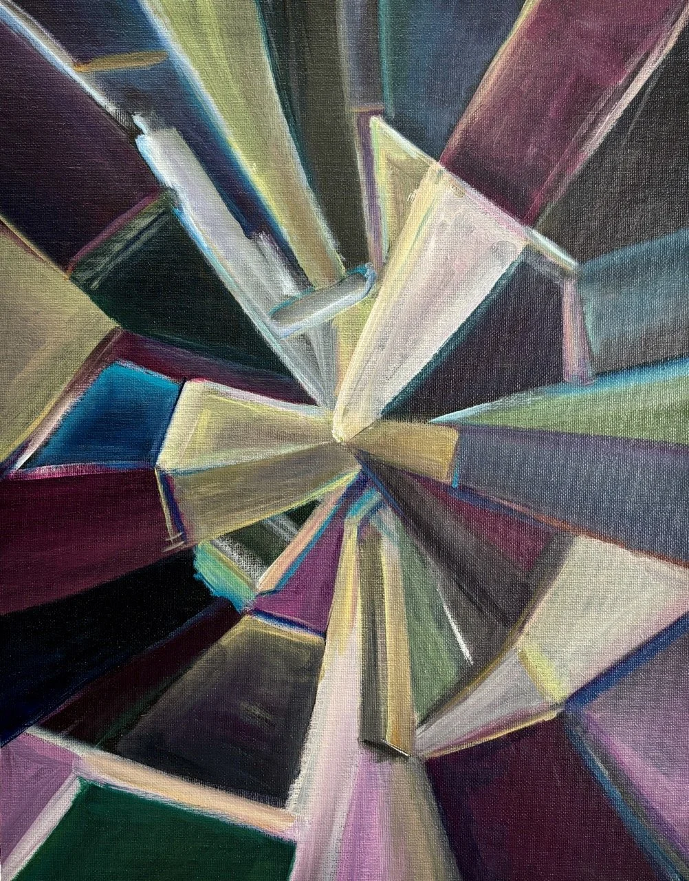 Combustion #5 - Acrylic - 18x24" - 2024