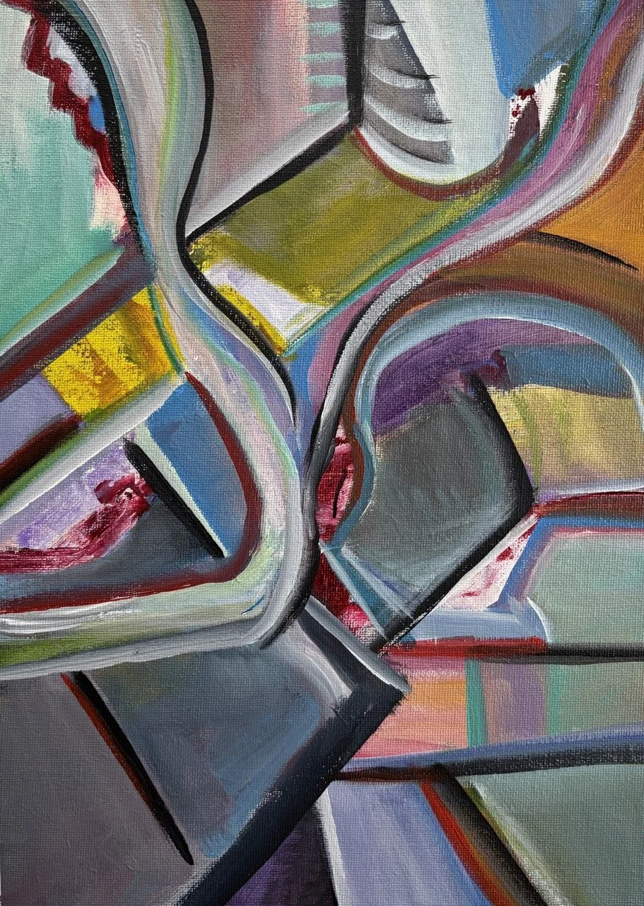 No Name #7 - Acrylic - 12x16" - 2024
