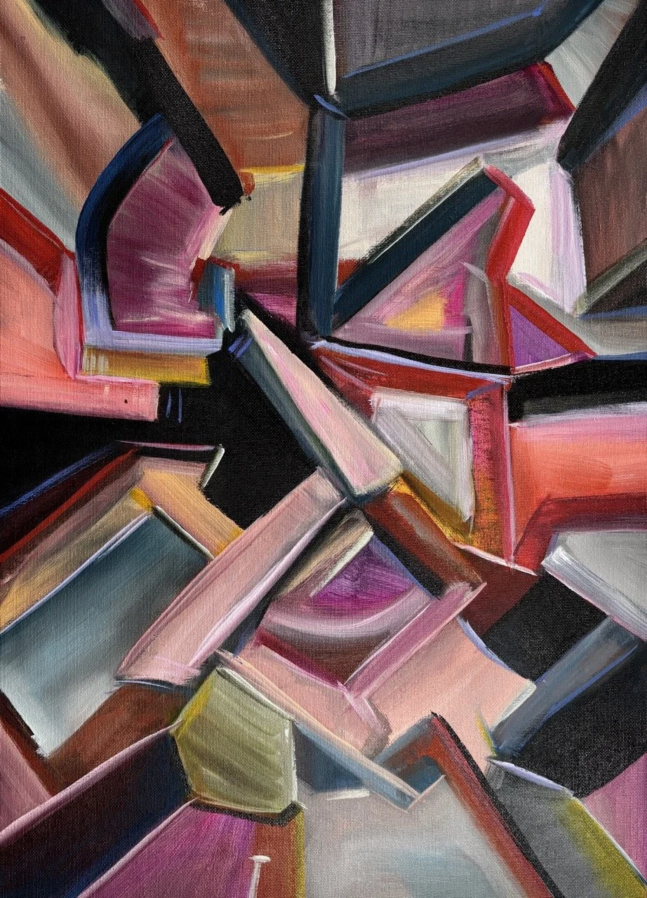 Organic Material - Acrylic - 18x24" - 2024