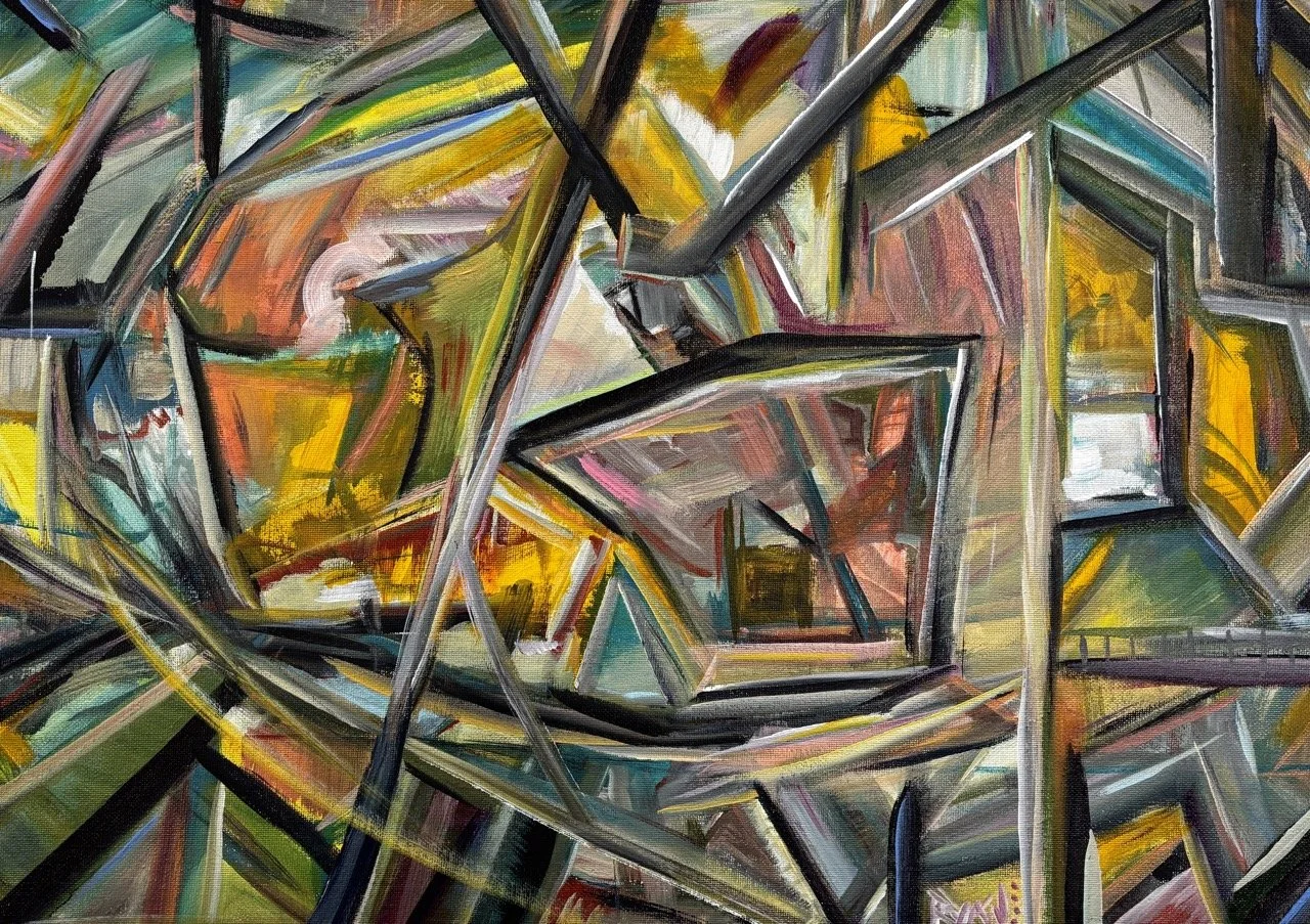 Inside The Mind - Acrylic - 18x24" - 2024