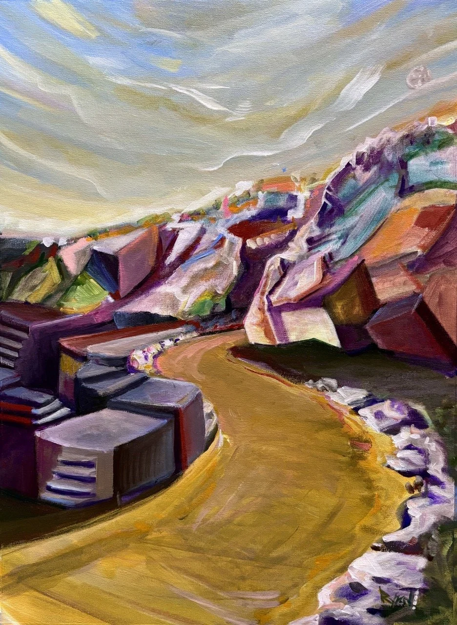 Beyond The Wall (Dreamscape) - Acrylic - 18x24" - 2025