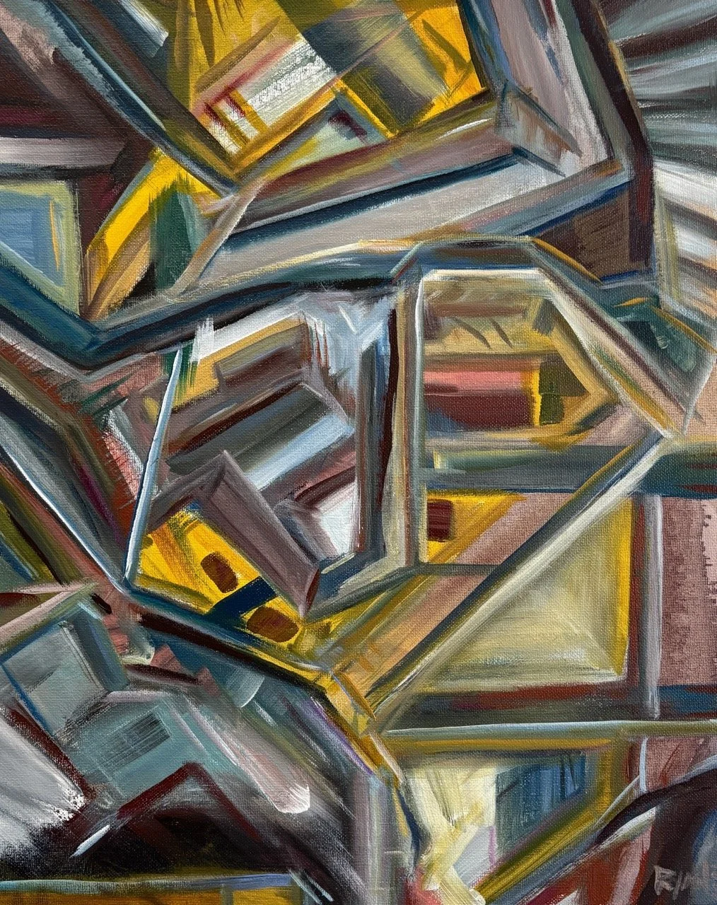 The Bends - Acrylic - 18x24" - 2024