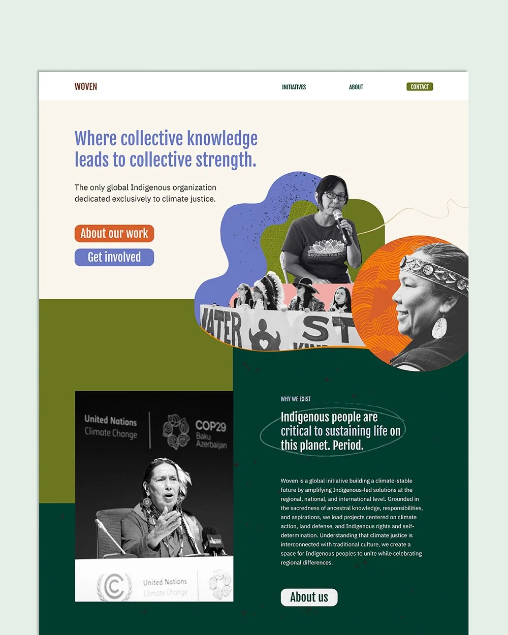 The Woven Project website