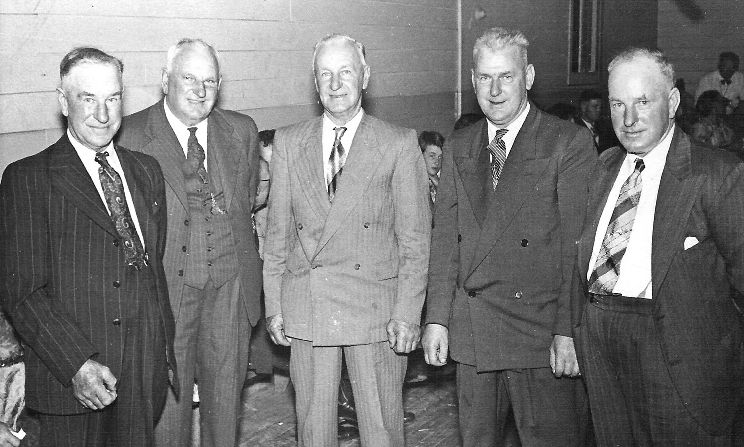 The Hill Bros: Albert, Bob, Les, Kim and Henry