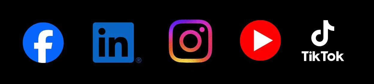 Social media company icons