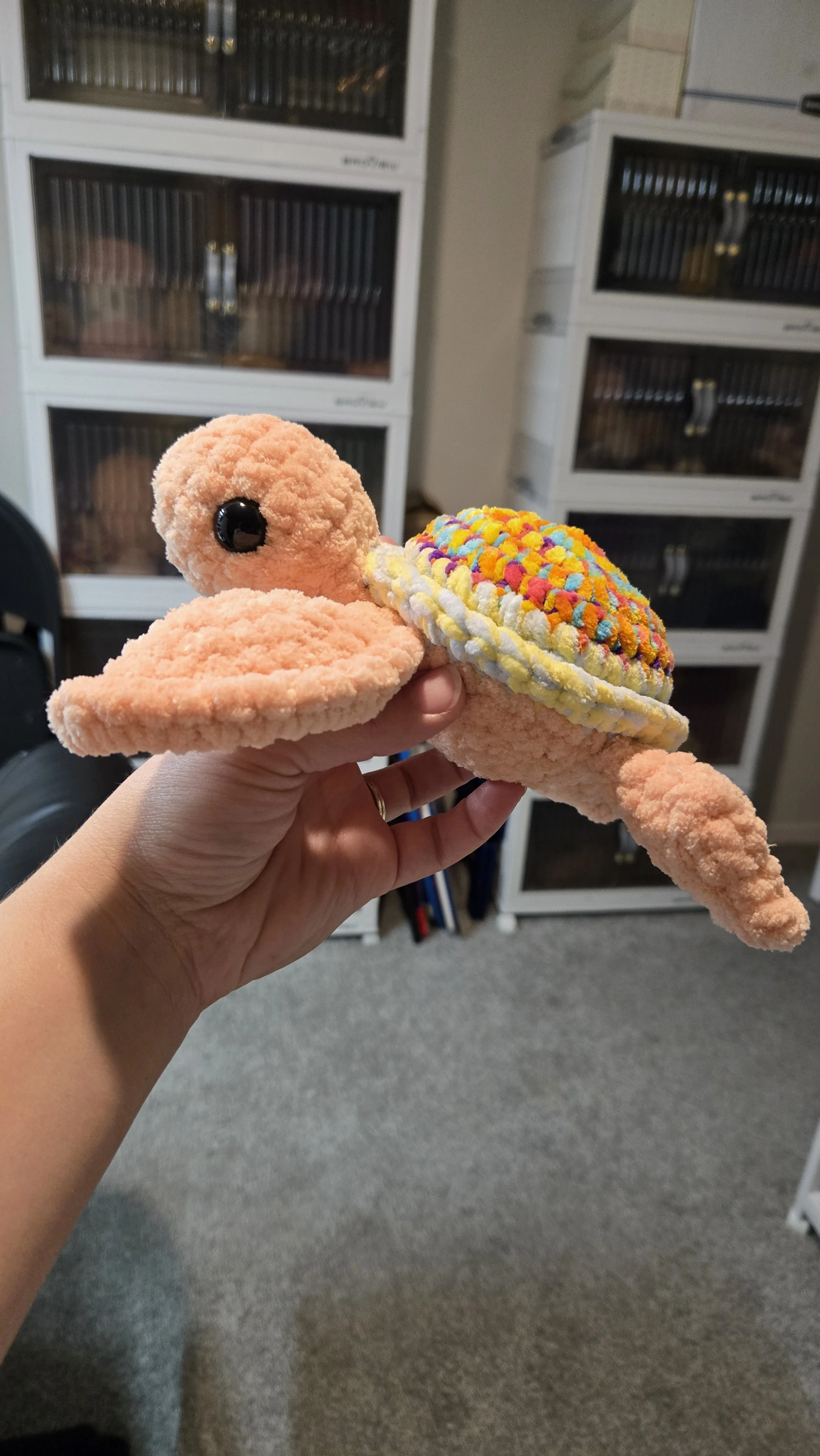 Sea Turtle pattern was modified from a crochet pattern by Avocado Handmade on YouTube