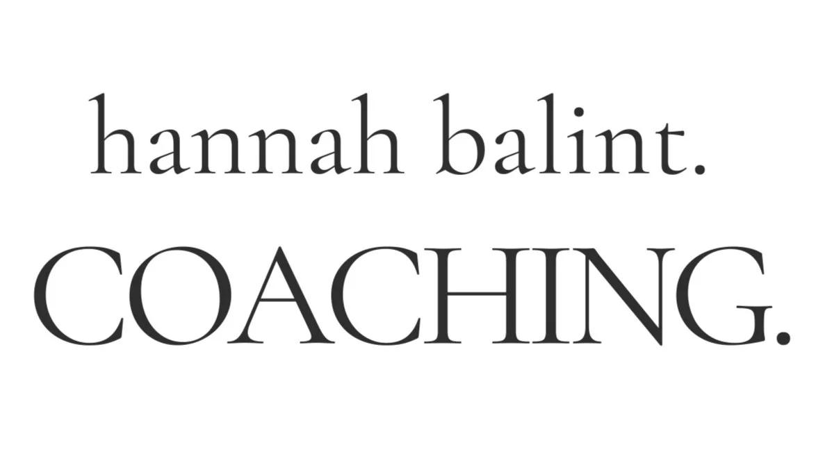 Hannah Balint Coaching