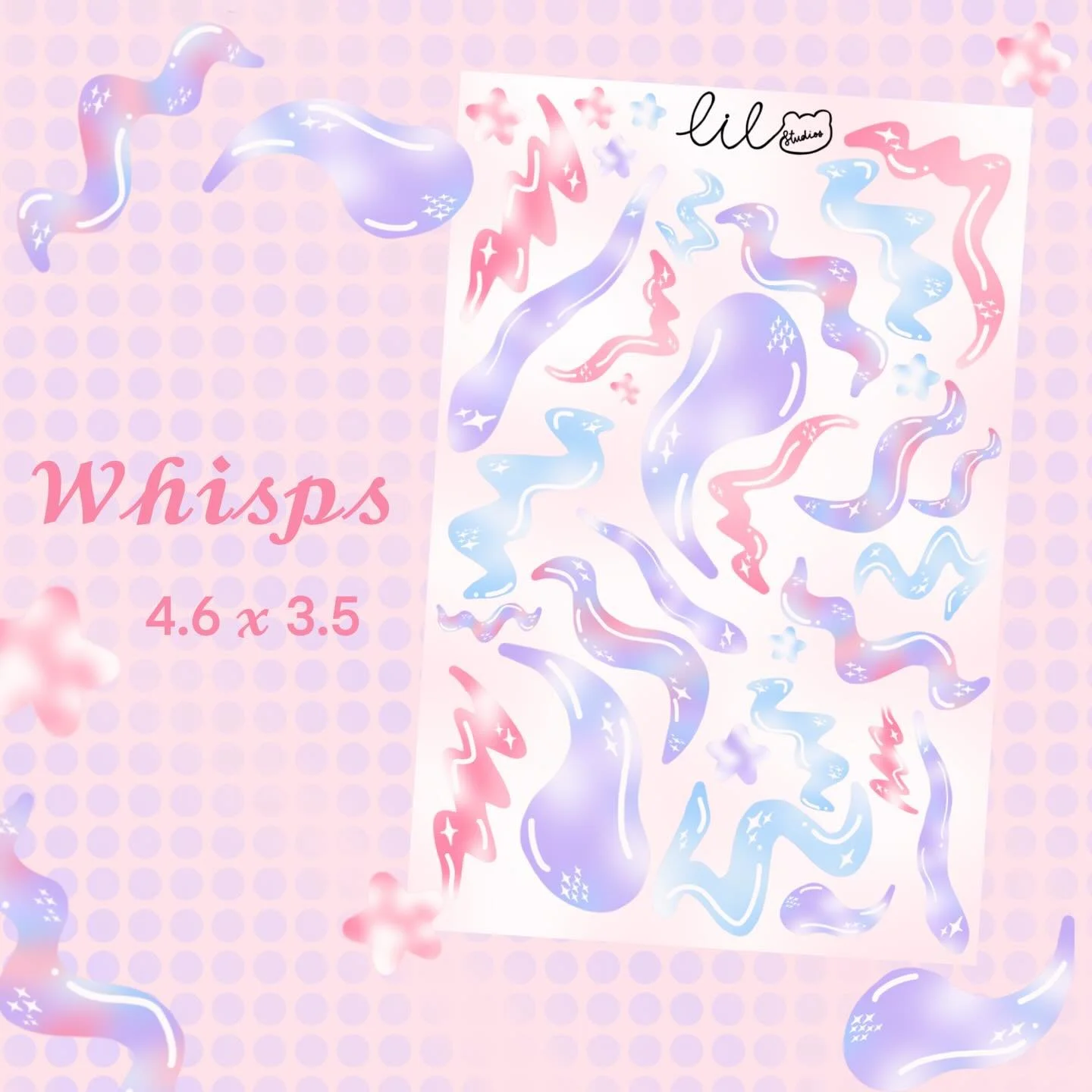 Whisps ૮ ˶ᵔ ᵕ ᵔ˶ ა

Second sticker sheet reveal! I made these mainly for layering and little corner accents!🤭 These are also holographic!

New reveals coming soon!

Shares and interactions are appreciated!💗

#smallbusiness #stickershop #smallsticke