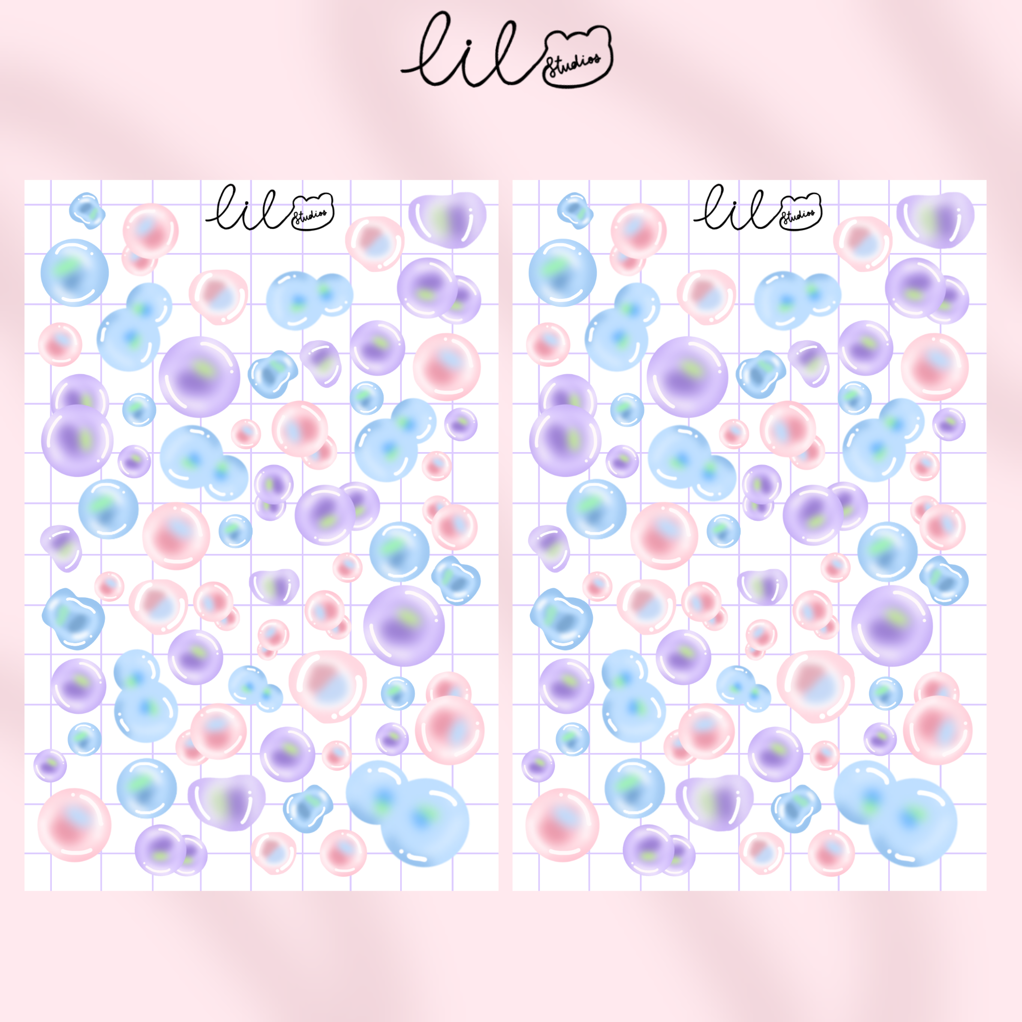 Bubbles Sticker Sheet