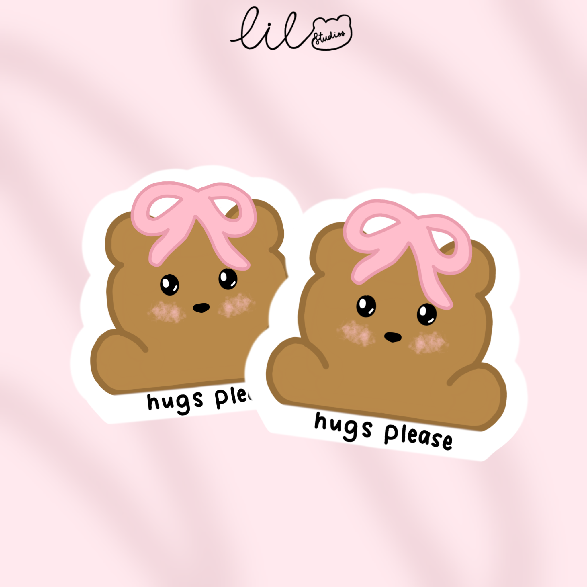 Hugs Please Sticker