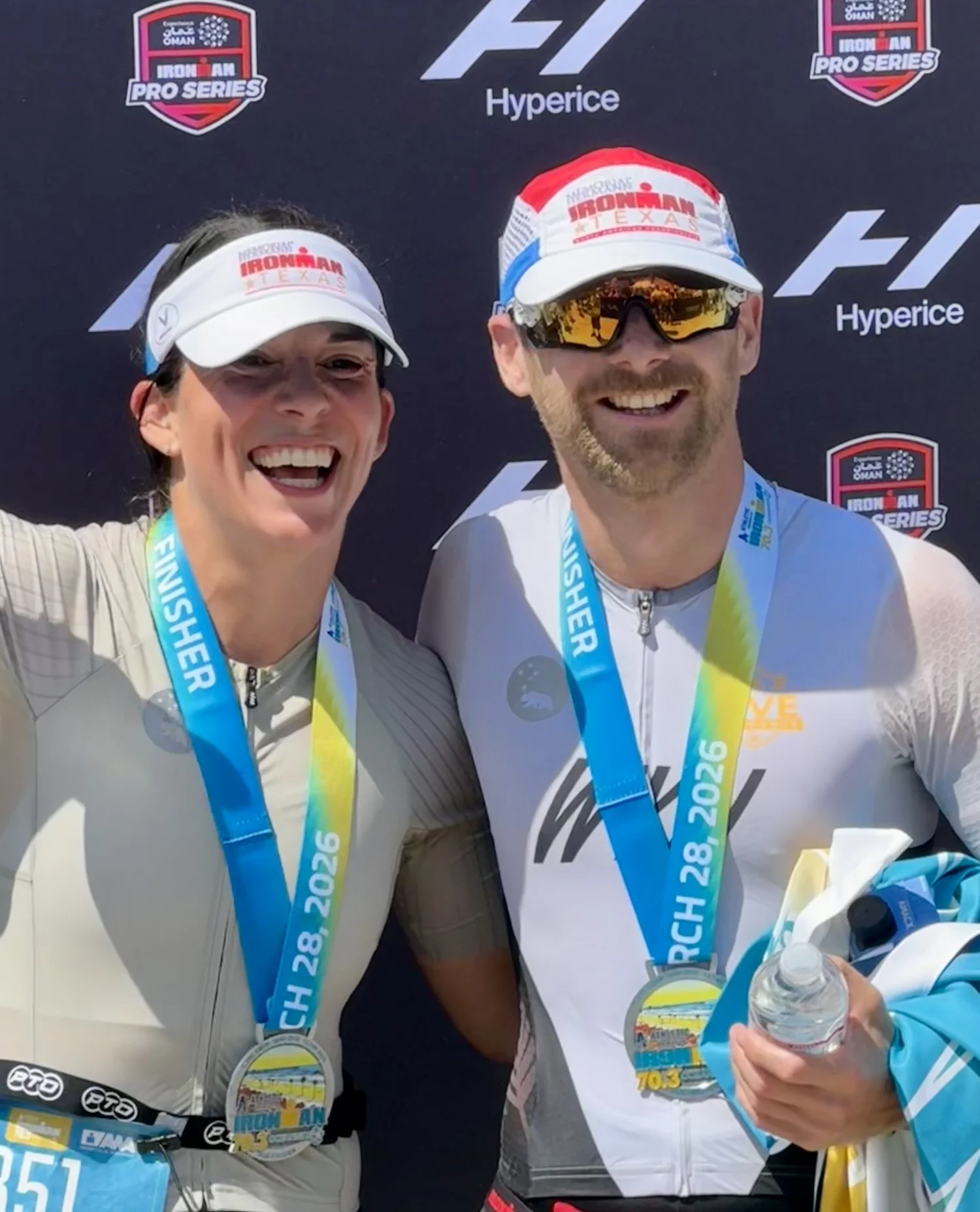 Alex and Kathleen — Ironman finishers
