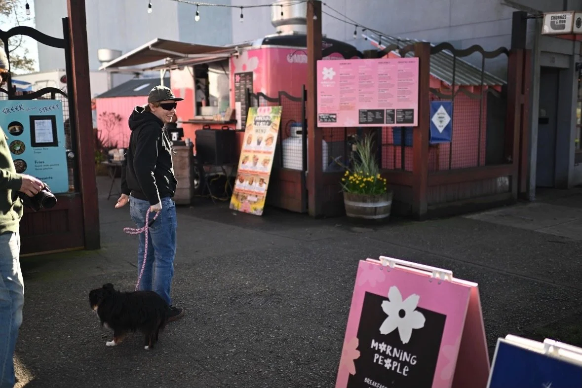 Happiness is a brunch hang with your dog 🐕 Come stop by in the middle of Cook St village amongst the happy spring-goers, cherry blossoms, cute cafes, and little shops. 🌸 there&rsquo;s a full day of goodness to be had, and we&rsquo;d love to feed yo