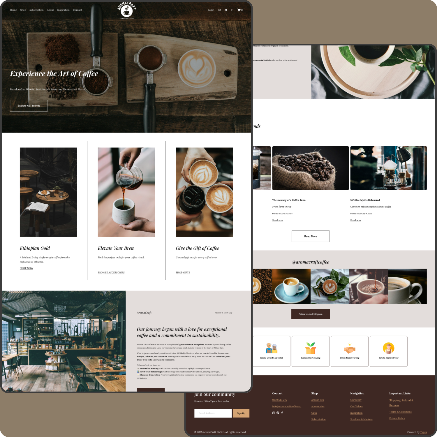 AromaCraft Coffee