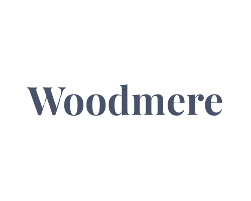 Woodmere logo in dark font.