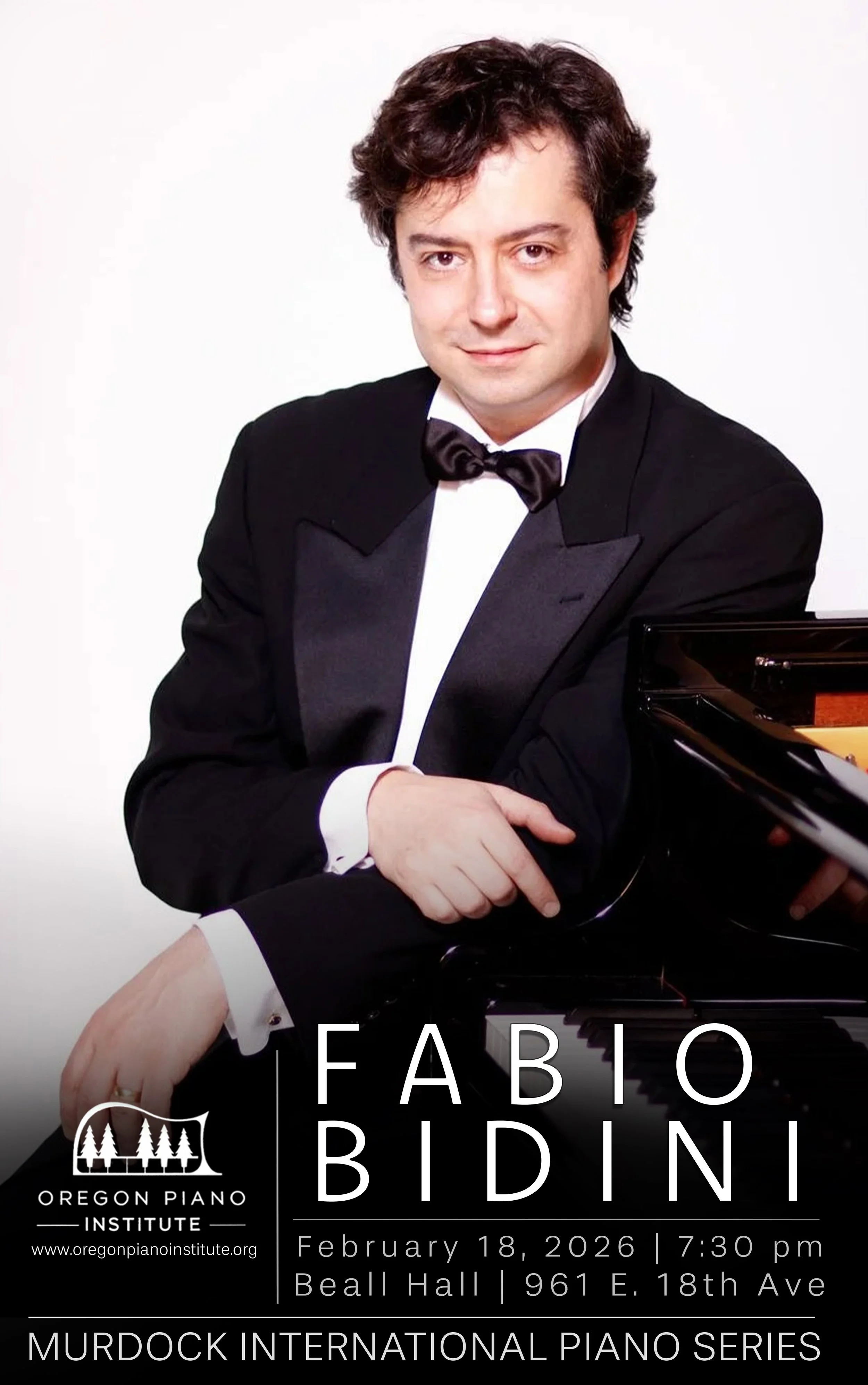 Fabio Bidini Piano Recital | General Admission