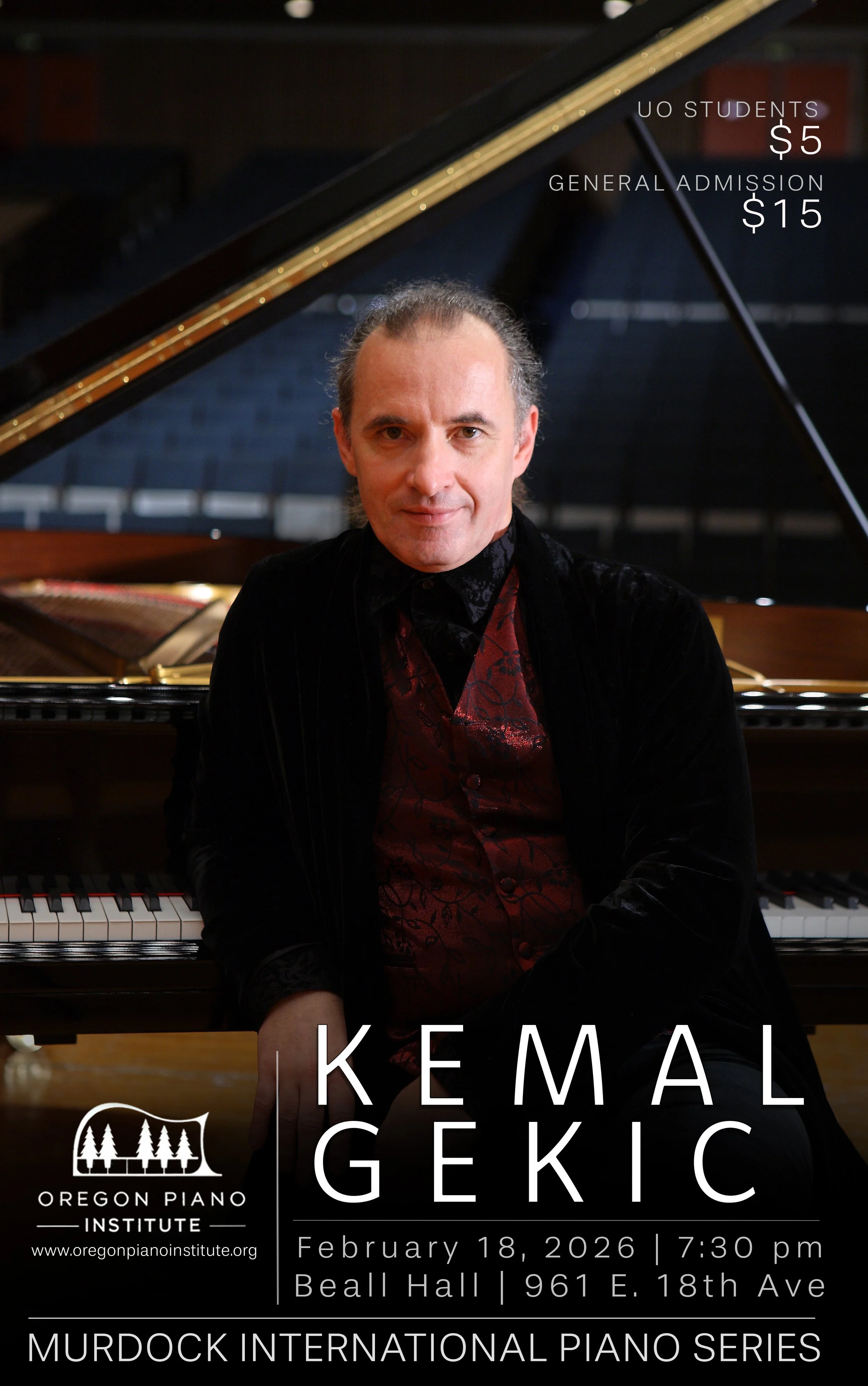 Kemal Gekic Piano Recital | General Admission