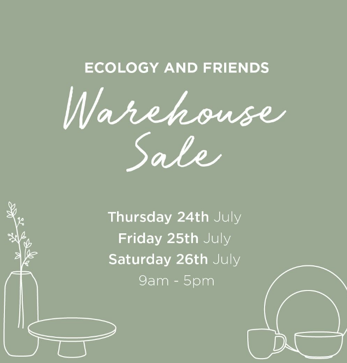 Ecology Homewares Warehouse Sale