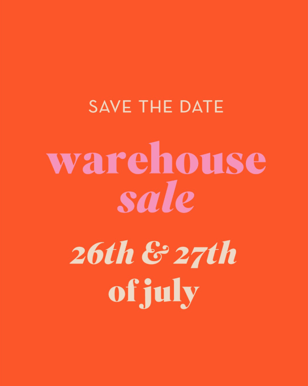 Sage and Clare Warehouse Sale