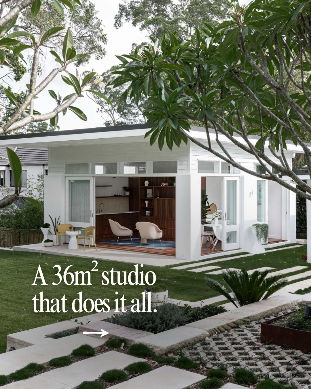 A studio that&rsquo;s so much more than &ldquo;just&rdquo; a studio - clever design by @btmhomes make this 36m&sup2; footprint feel wonderfully generous. 

The brief wasn&rsquo;t about adding another room for the sake of it. The homeowners wanted a t