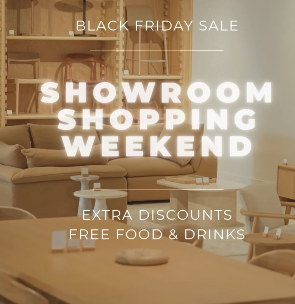 RJ Living Showroom Shopping Weekend