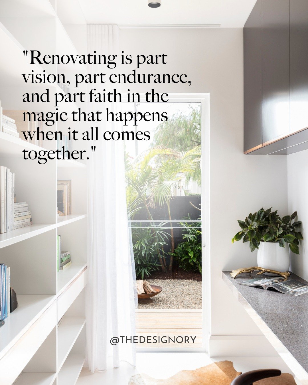Renovating isn&rsquo;t just a project&hellip; it&rsquo;s a journey. ✨

There are days filled with excitement and possibility&hellip; and days filled with dust, decisions and doubt. But the real transformation happens when you hold onto the vision thr