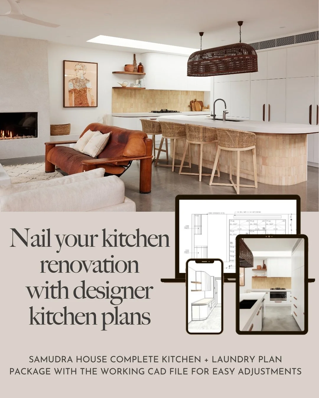 Renovating your kitchen is one of the most transformative things you can do to a home, but it is also where projects can unravel without a clear plan. 7 of our most loved kitchen plans are now available to shop on our website to save you the hassle o