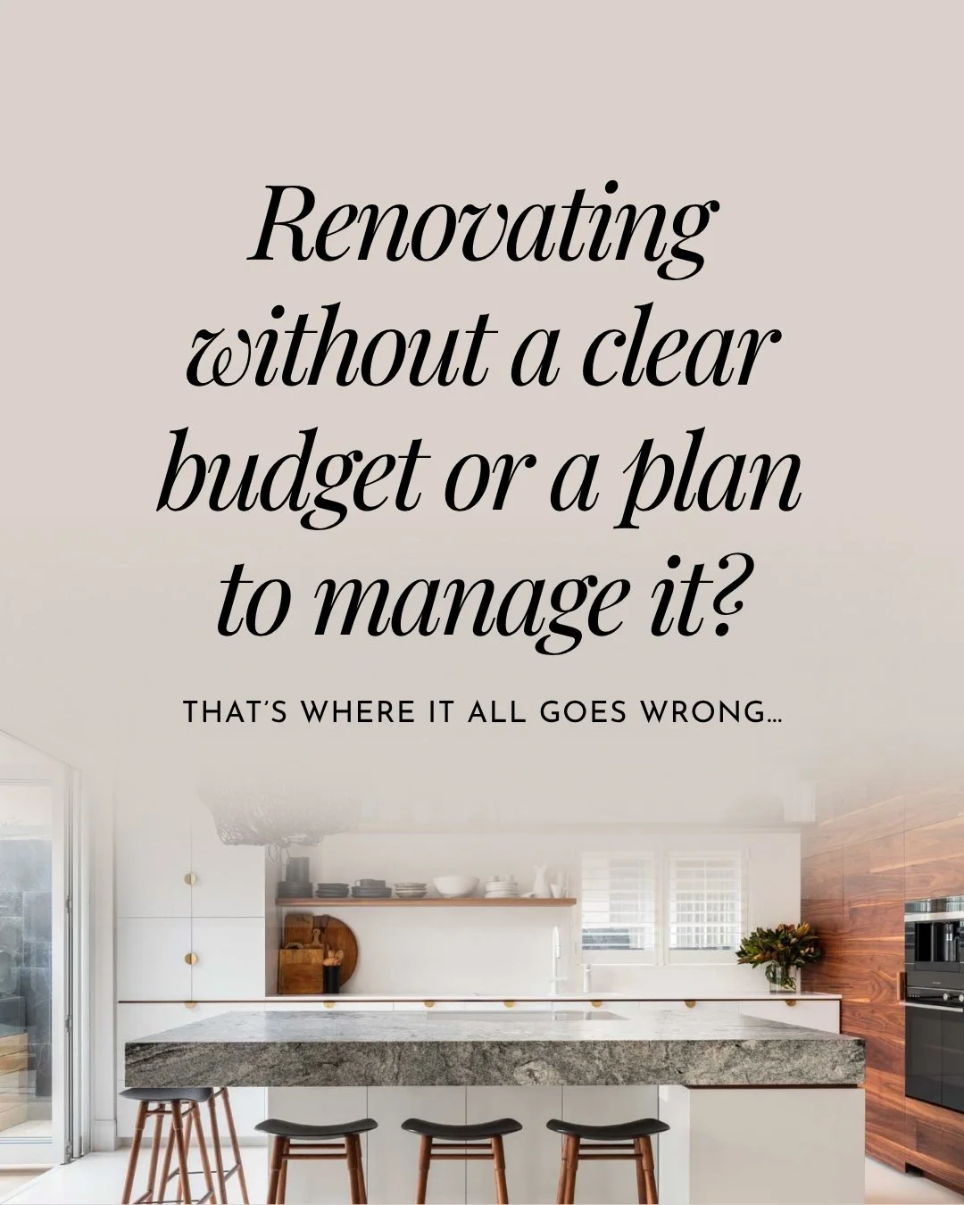Budgeting isn&rsquo;t the most exciting part of renovating&hellip;
but it&rsquo;s the part that determines whether your project actually gets finished 

We&rsquo;ve seen it time and time again &mdash; beautiful ideas, strong design vision&hellip; but