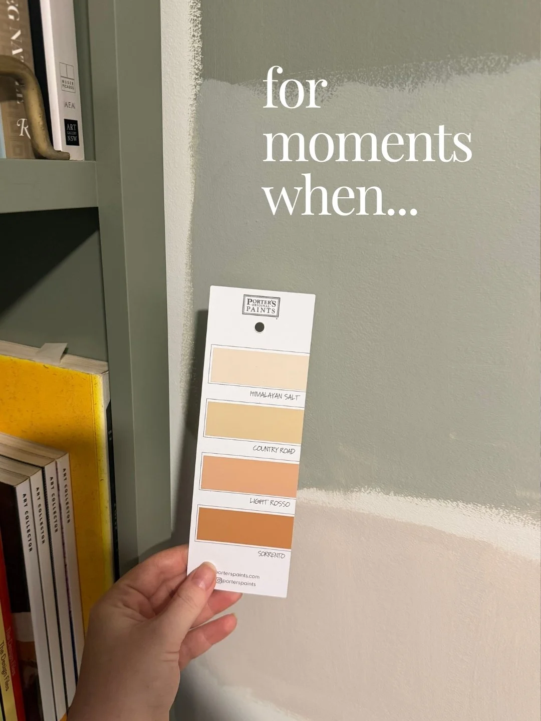 &ldquo;Do I go bold with 'Sorrento'&hellip; colour drench the whole room in 'Knave'&hellip; or play it safer with 'Double Rubble' ?&rdquo; 🤍

These were the very real text messages flying between Cat and Mel while trying to decide on the paint colou
