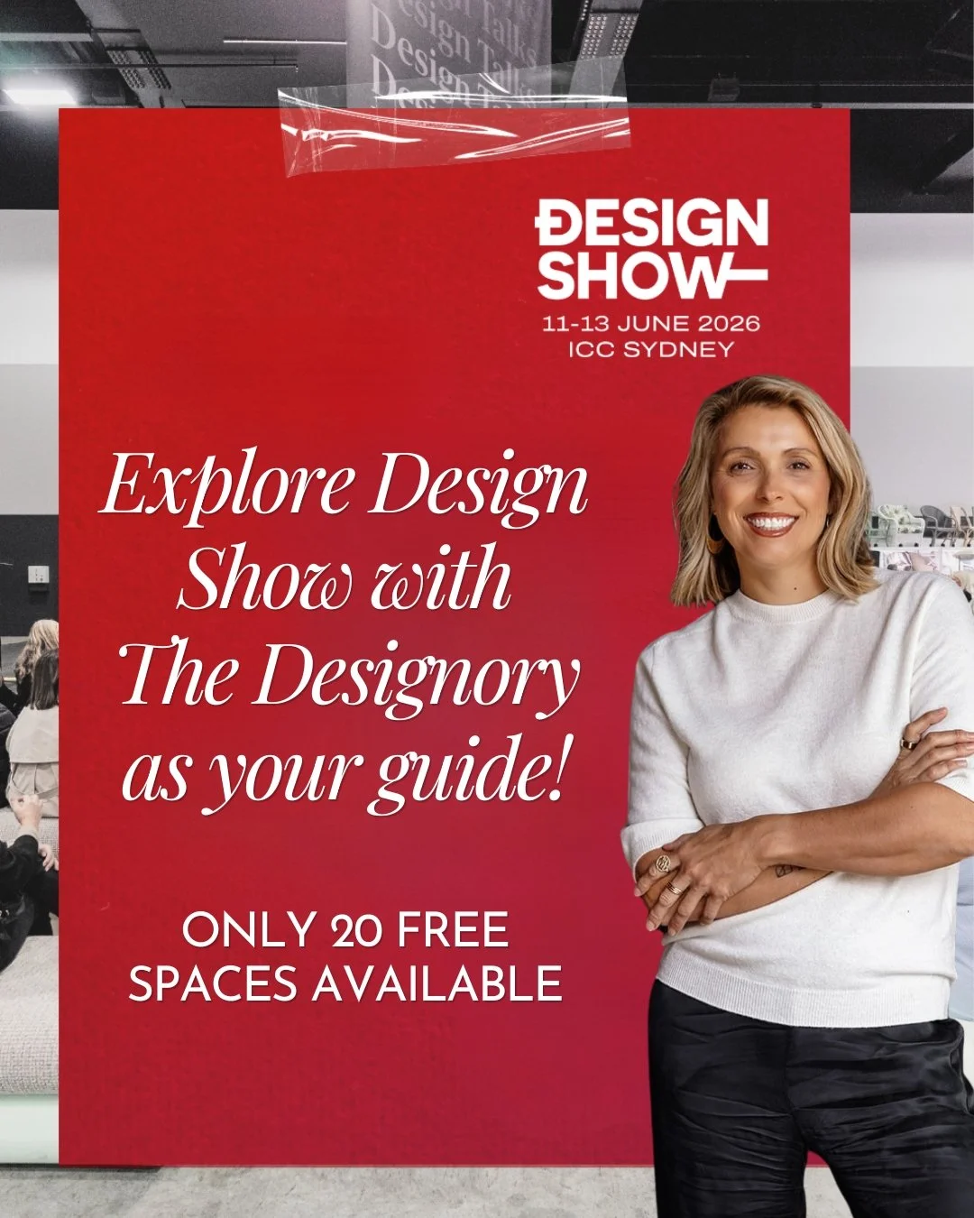 Want to experience @designshow_au with a designer by your side?

Join @melbonney.creative from The Designory for an intimate guided tour through Design Show at ICC on June 13th &mdash; created for homeowners, renovators, builders, designers and indus