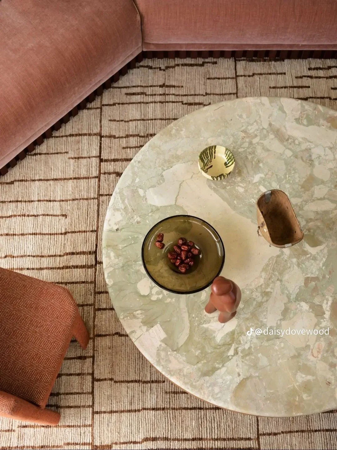 The magic of a well-designed space often comes down to balance.

Here, natural stone, soft upholstery and rich textures come together effortlessly, each material bringing its own character while working in perfect harmony with the next. It's a master