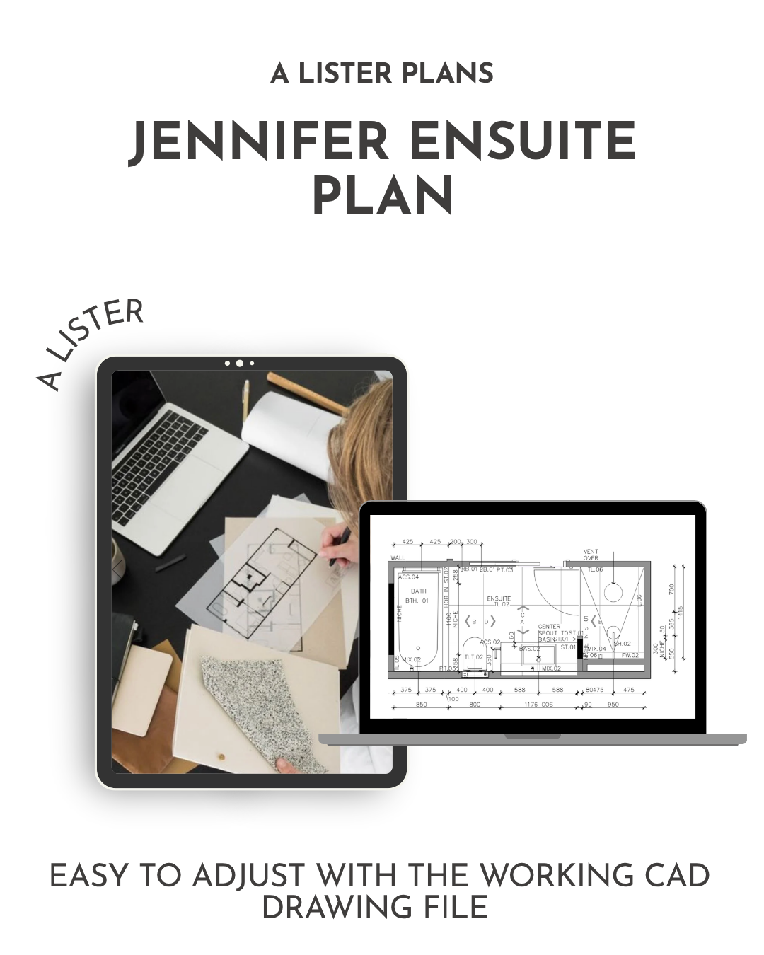 The JENNIFER Ensuite Bathroom Plan