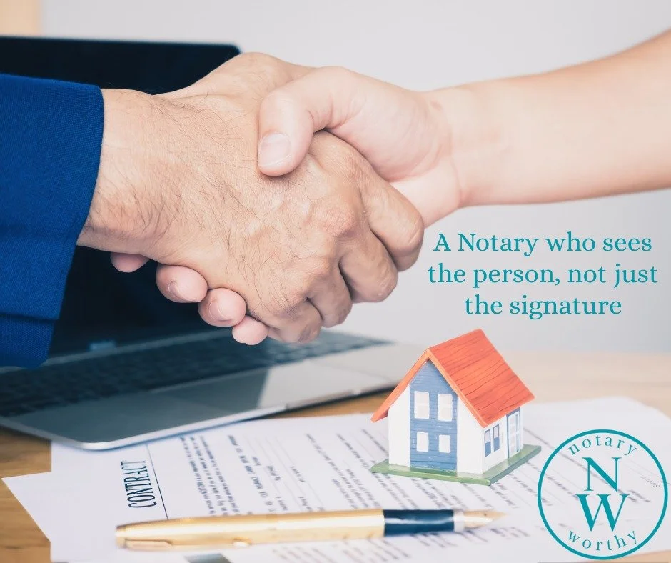 𝐁𝐞𝐢𝐧𝐠 𝐚 𝐍𝐨𝐭𝐚𝐫𝐲 𝐒𝐢𝐠𝐧𝐢𝐧𝐠 𝐀𝐠𝐞𝐧𝐭 𝐢𝐬𝐧’𝐭 𝐣𝐮𝐬𝐭 𝐚𝐛𝐨𝐮𝐭 𝐩𝐚𝐩𝐞𝐫𝐰𝐨𝐫𝐤—𝐢𝐭’𝐬 𝐚𝐛𝐨𝐮𝐭 𝐩𝐞𝐨𝐩𝐥𝐞.
I’ve sat with first-time homebuyers overwhelmed with excitement, adult children signing fo