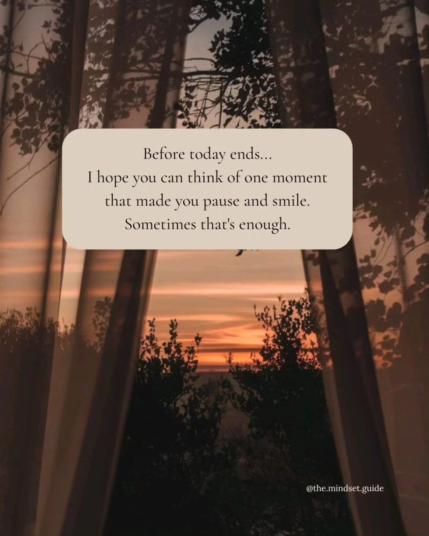 Some days are meant to be remembered because something extraordinary happened.

Other days are worth remembering because you finally slowed down long enough to notice the ordinary.

I hope you found one of those moments today. 💛

What's one small mo