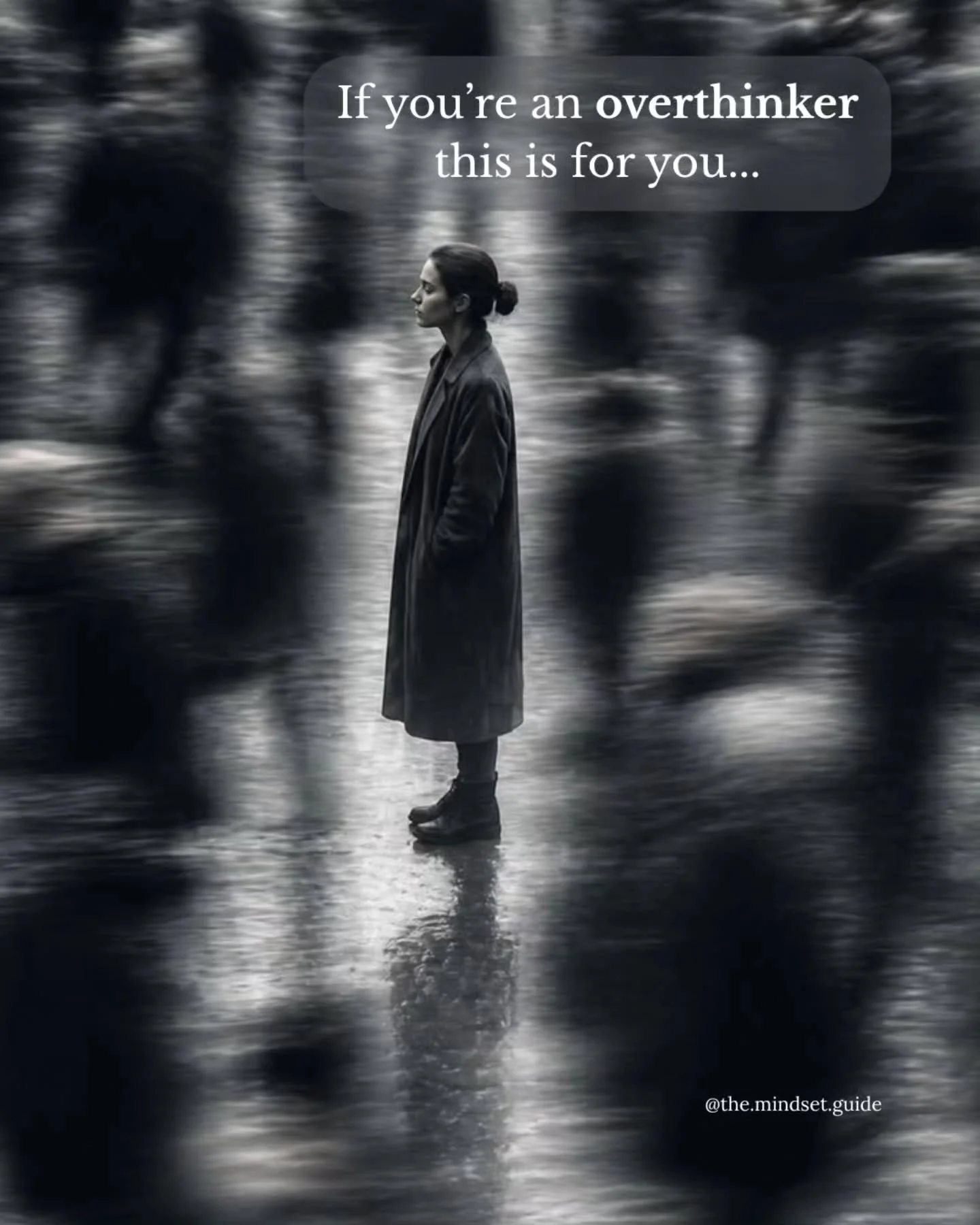 Just because you keep thinking about something...
doesn't mean it's important.

Sometimes it just means your brain hasn't decided it's safe to let it go.

You replay the conversation.

You wonder if you said the wrong thing.

You imagine every possib