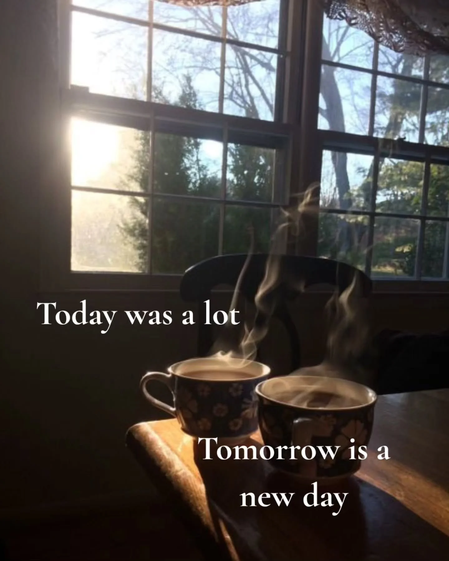 Today wasn't perfect.

It was busy, a little messy, and not everything got done.

A while ago, I would've let that ruin my whole evening.

Now I'm learning to let one hard day just be... one hard day.

Tomorrow is a new day. 🤍

How was your Monday?
