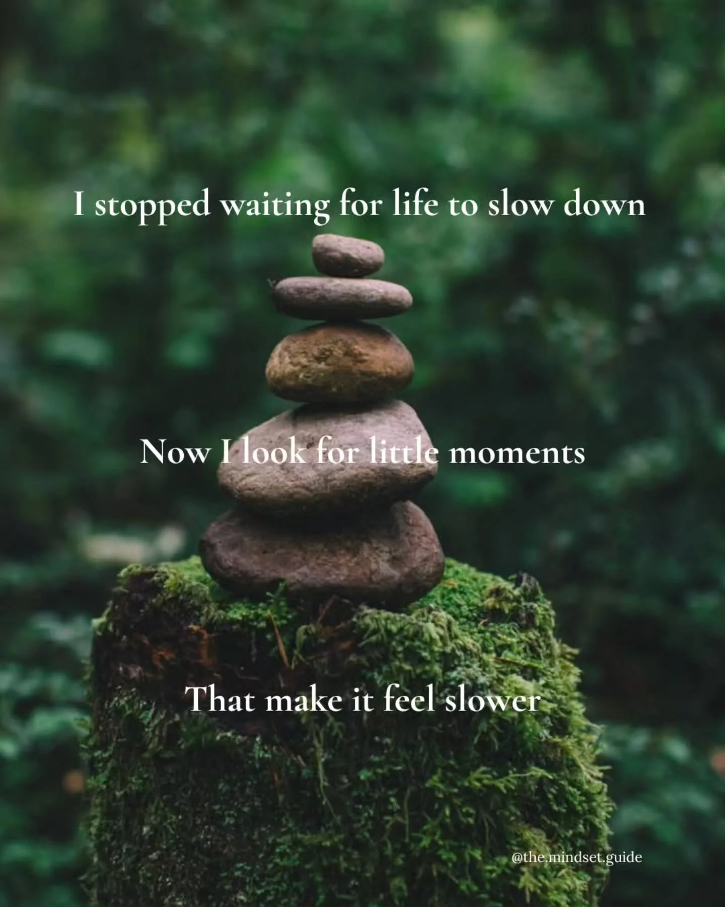 For the longest time, I kept telling myself: "Things will calm down after this week."

Then it became...
After this project.
After this season.
After this deadline.

The truth is, life never really slowed down on its own.

So I've started l