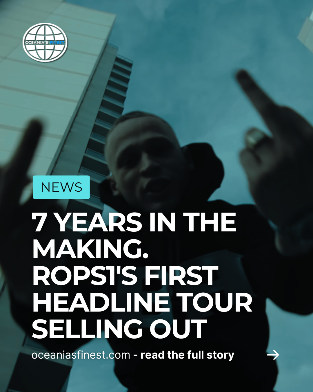Rops1 Announces Sold-Out “TRAPSTA” Tour Dates Across Australia