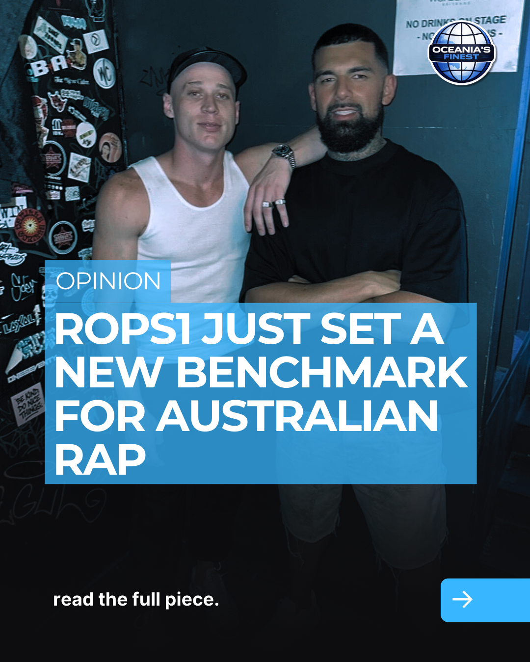 Rops1 Just Set a New Benchmark for Australian  Rap